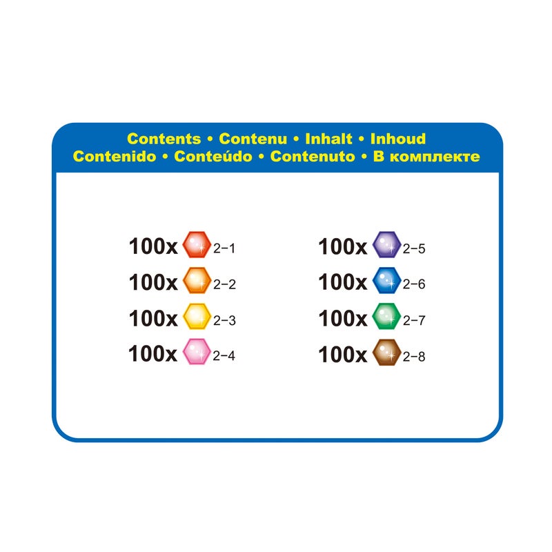 Aquabeads Jewel Bead Pack - Arts & Crafts Bead Refill Kit for Kids 4+ - Expand Your Aquabeads Creations with 800+ Jewel Beads in 8 Colors - Image 3